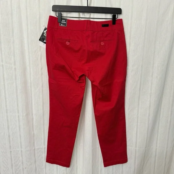 NWT🌶️ Kut from the Koth Siena Crop Trouser StitchFix exclusive in Jalapeño Red - Picture 2 of 12